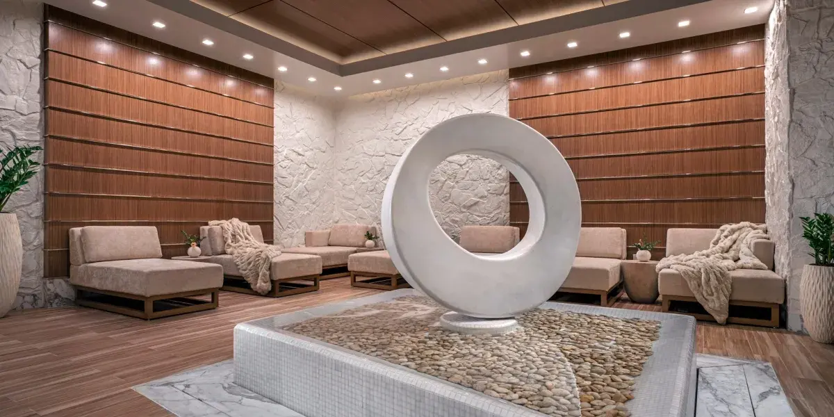 The Spa at Palms Lounge at Palms Casino Resort Las Vegas.