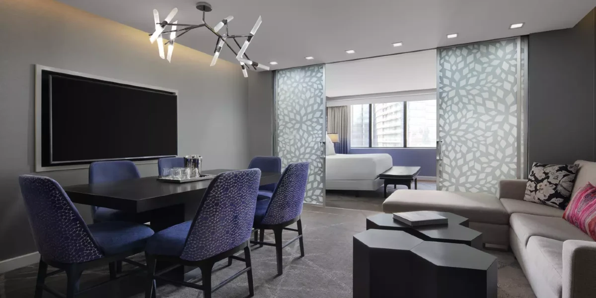 Executive Suite Living Area at The Cosmopolitan of Las Vegas.