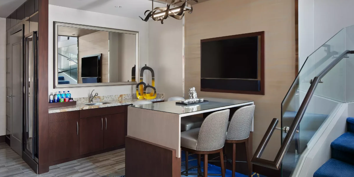 Lanai Suite Kitchen at The Cosmopolitan of Las Vegas.