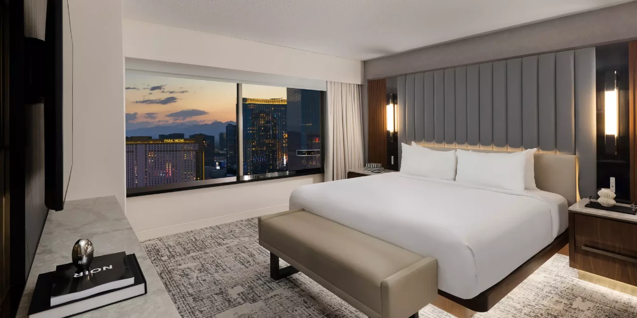 MGM Executive King Suite Bedroom at MGM Grand Las Vegas.