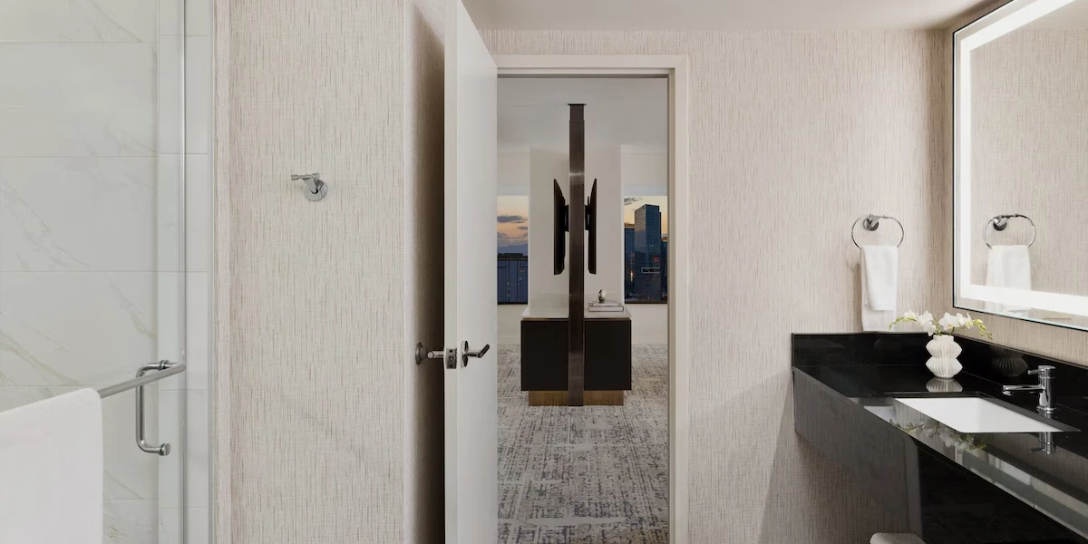 MGM Executive Suite Bathroom at MGM Grand Las Vegas.