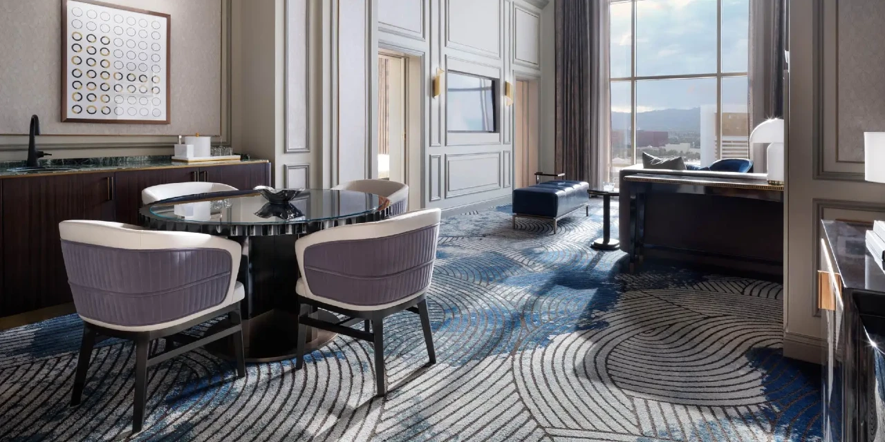 New Skyline Grand One Bedroom Suite Living Area at The Venetian Resort Las Vegas.