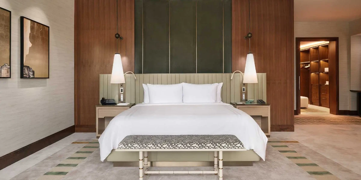 Chairman Suite Bedroom at The Venetian Resort Las Vegas.