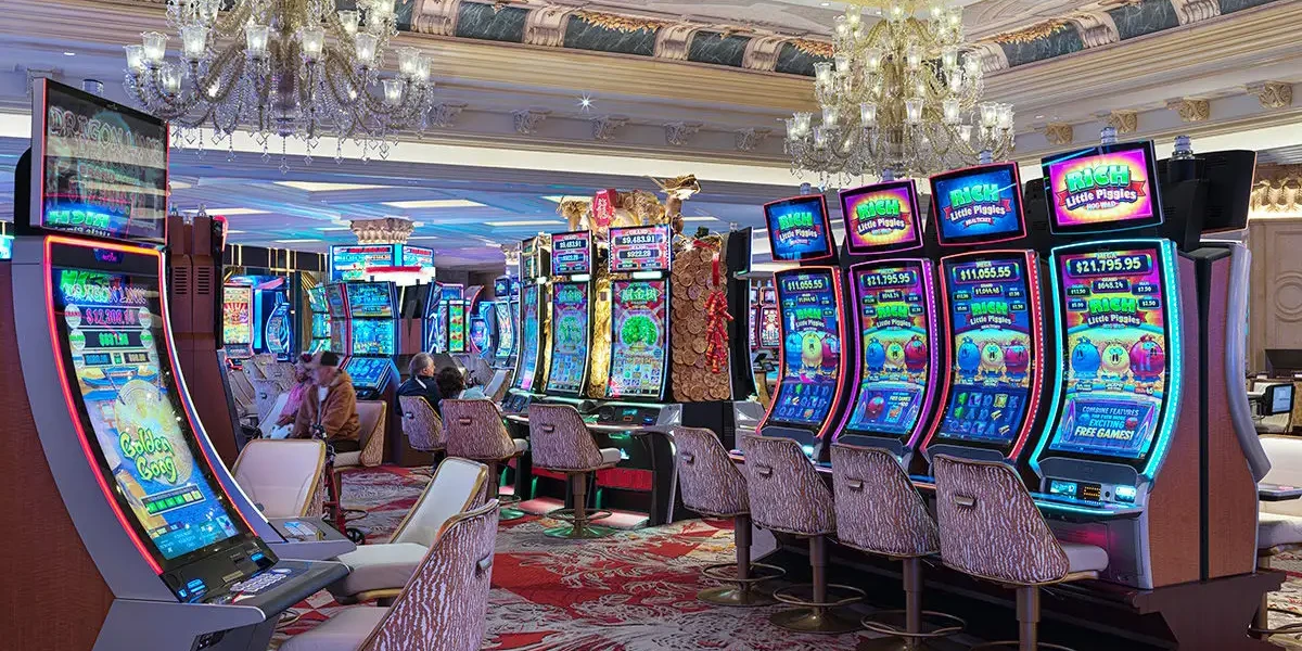 High Limit Slots Salon at The Venetian Resort Las Vegas.