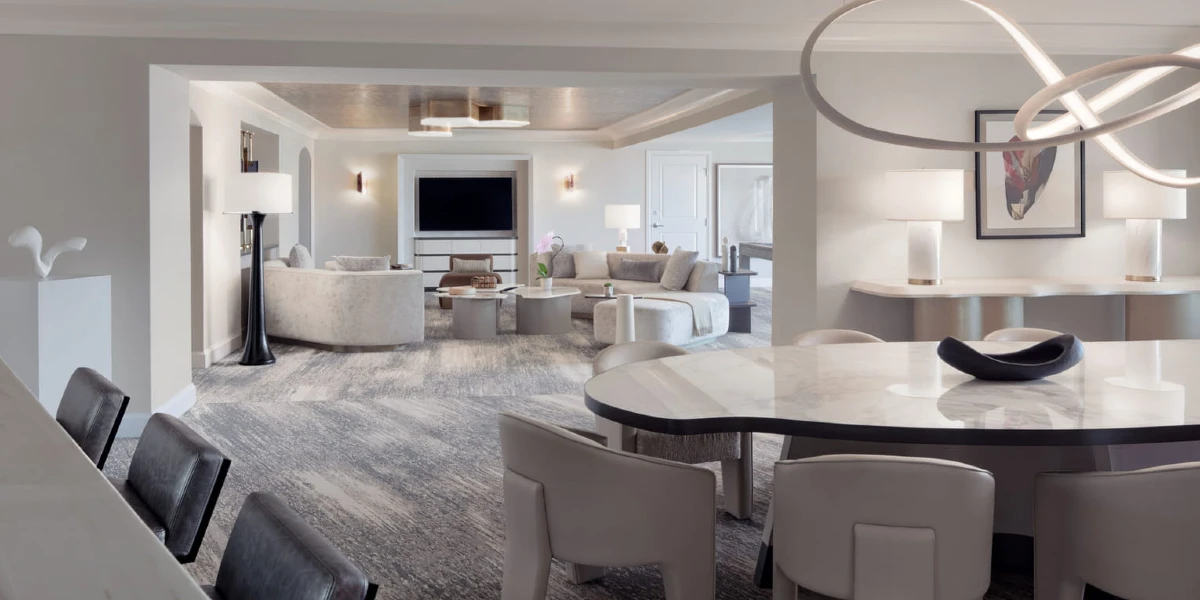 Penthouse Suite Dining Area at Four Seasons Hotel Las Vegas.