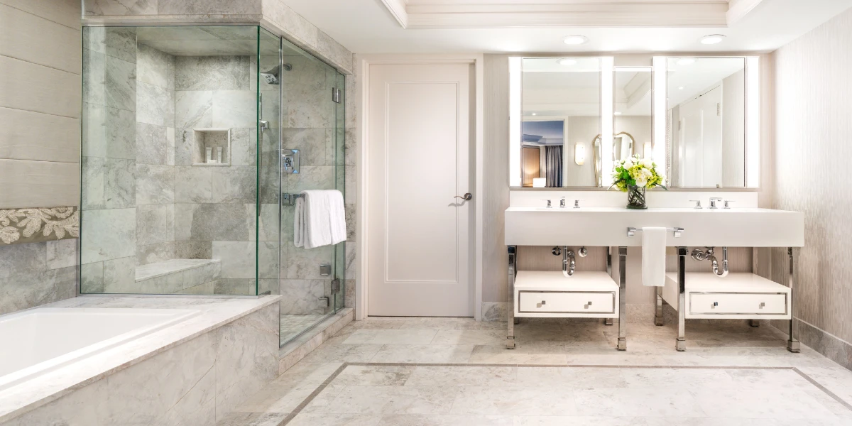 Executive Hospitality Suite Bathroom at Bellagio Las Vegas.