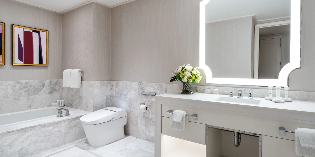 Two Bedroom Bellagio Suite Bathroom at Bellagio Las Vegas.