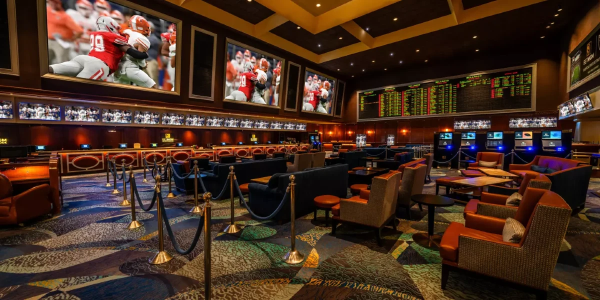 BetMGM Sportsbook at Bellagio Las Vegas.