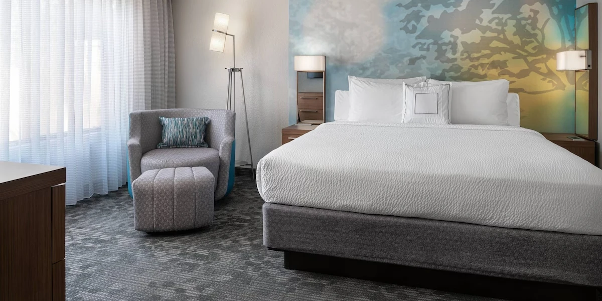 King Suite at Courtyard Las Vegas Convention Center.