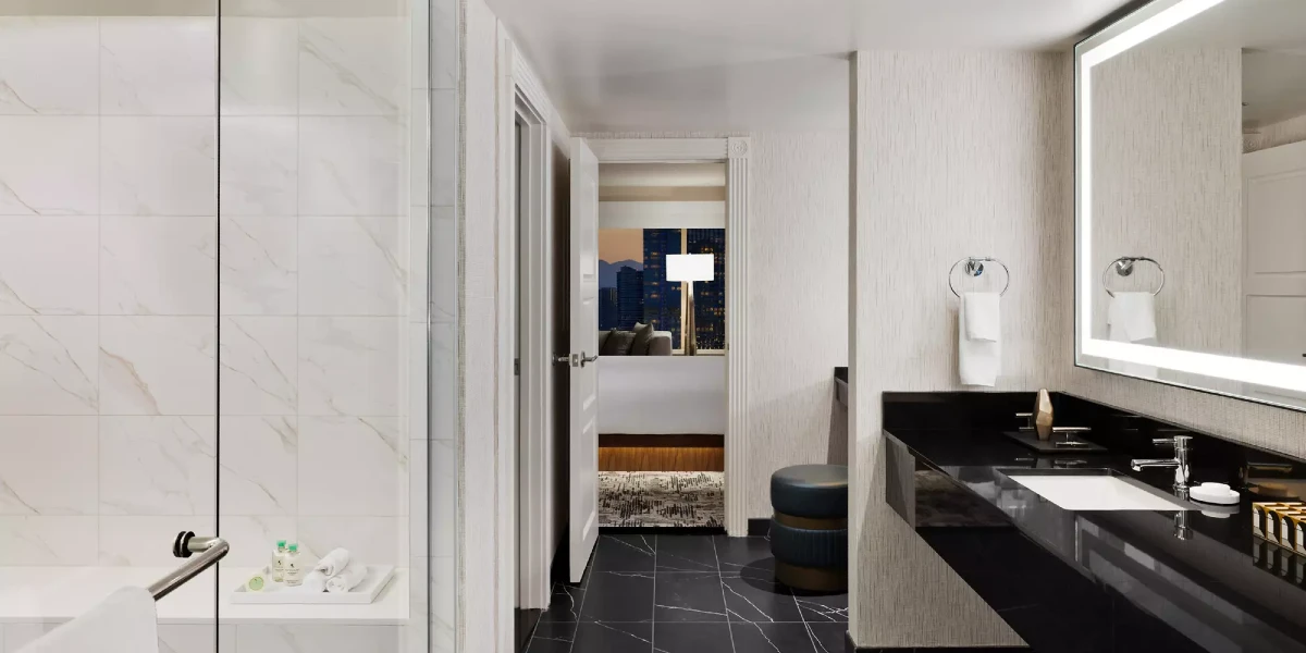 MGM City View Suite Bathroom at MGM Grand Las Vegas.