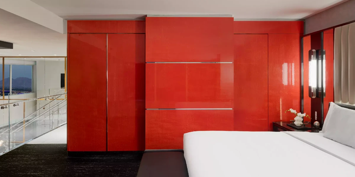 MGM Terrace Suite Bedroom at MGM Grand Las Vegas.