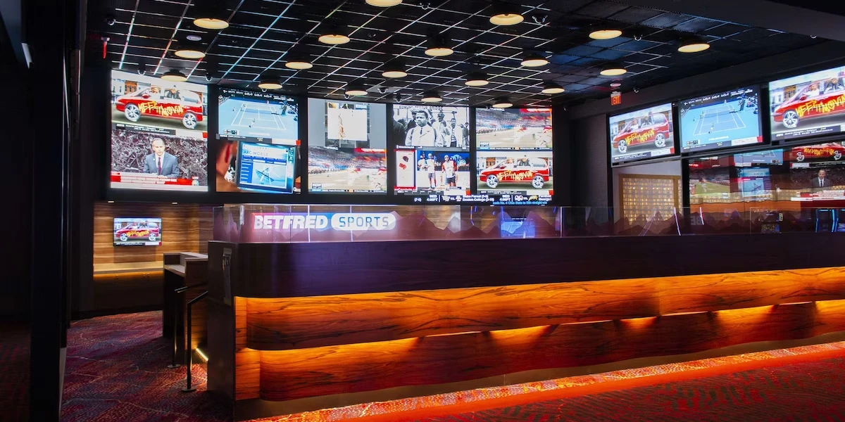 Sports Book at Virgin Hotels Las Vegas.