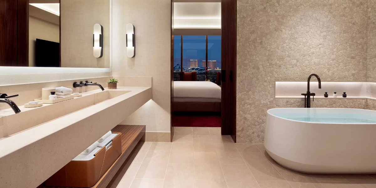 Terrace King Suite Bedroom at Durango Casino and Resort Las Vegas.