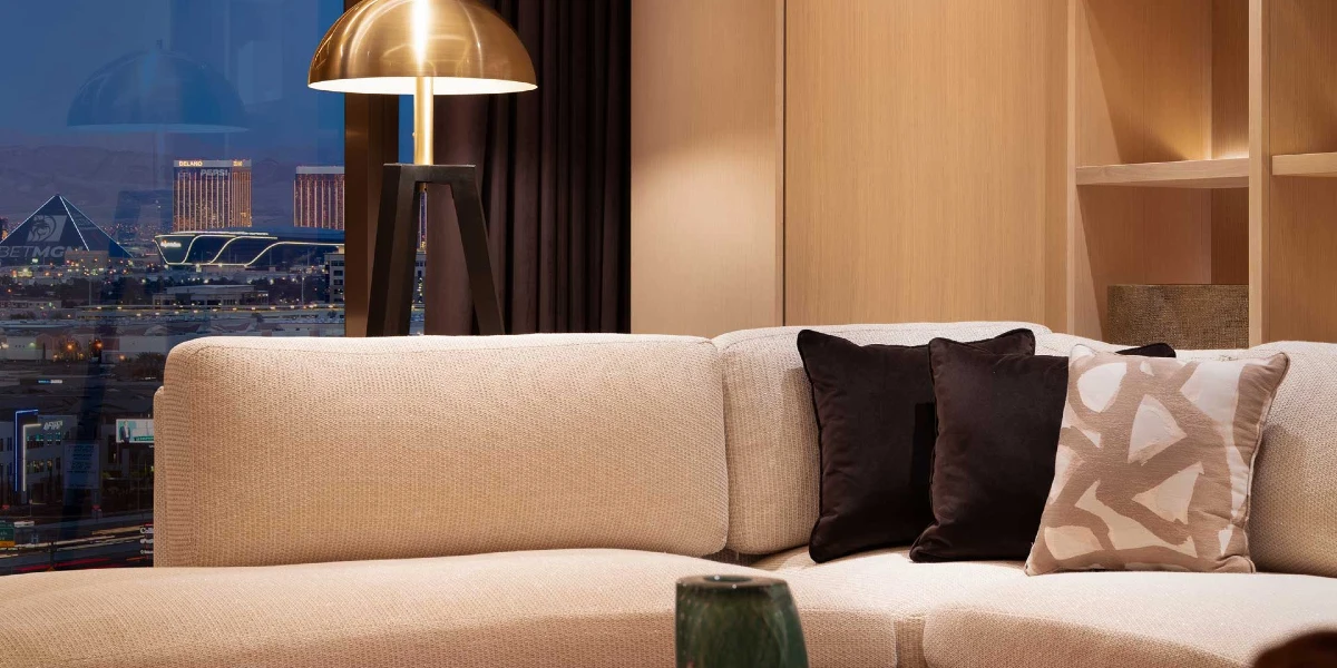 Parlor King Suite Living Area at Durango Casino and Resort Las Vegas.