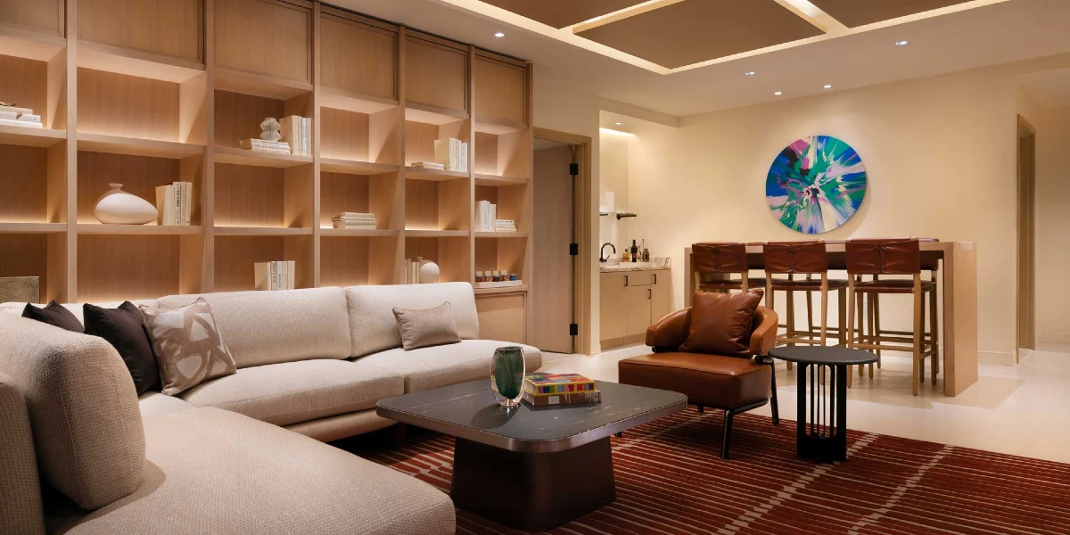 Parlor King Suite Living Area at Durango Casino and Resort Las Vegas.