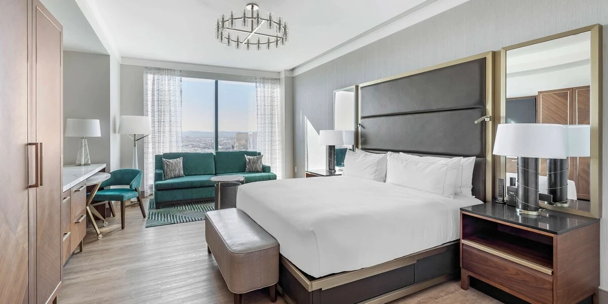 Superior Studio at Hilton Club Elara Las Vegas.