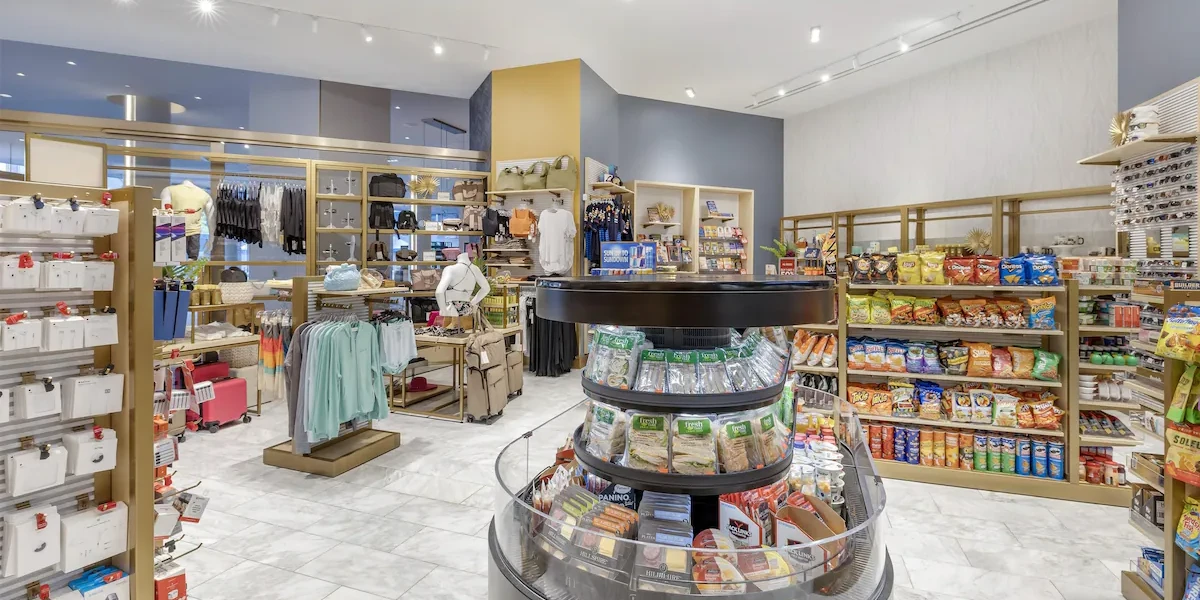 Shopping at Hilton Club Elara Las Vegas.