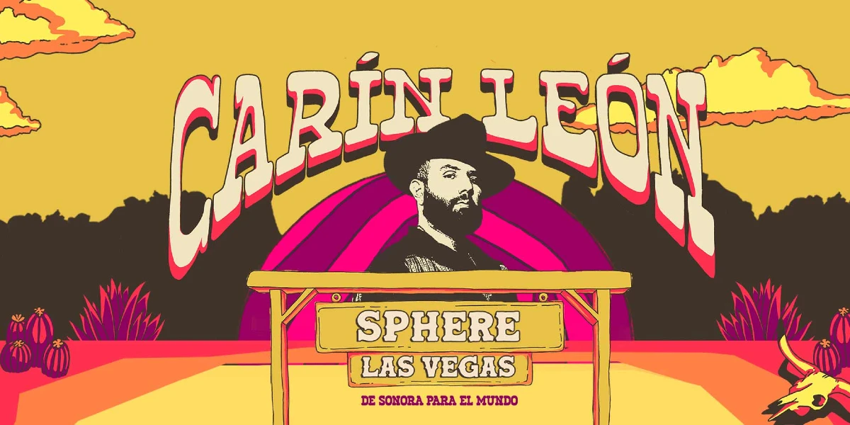 Carín León at Sphere Las Vegas.