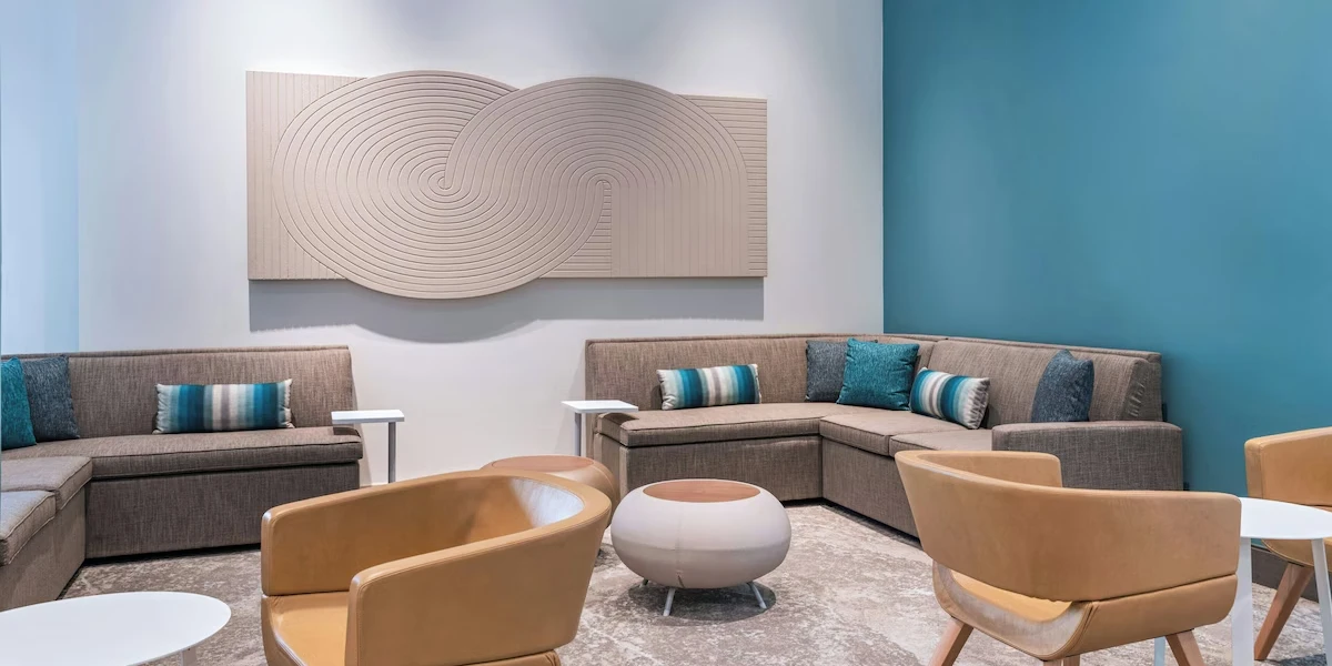 Lobby at Element Las Vegas Symphony Park.