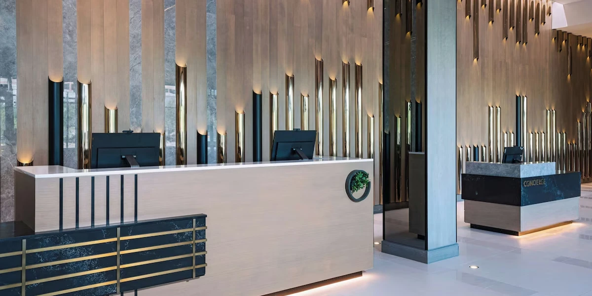 Front Desk at Element Las Vegas Symphony Park.