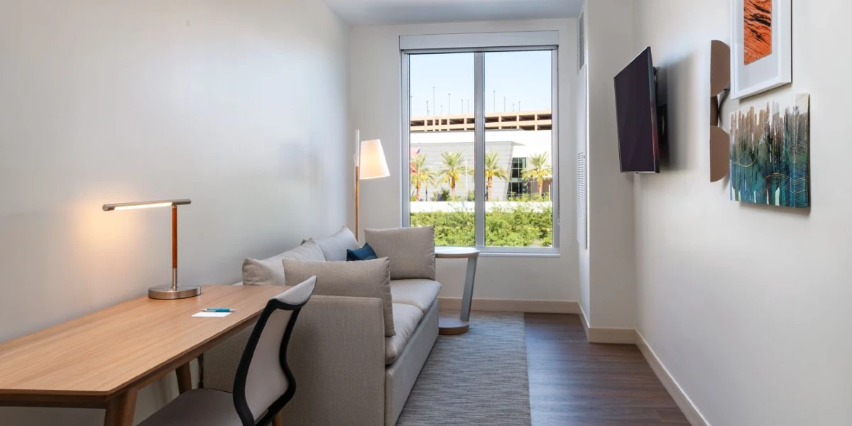Living Area at Element Las Vegas Symphony Park.