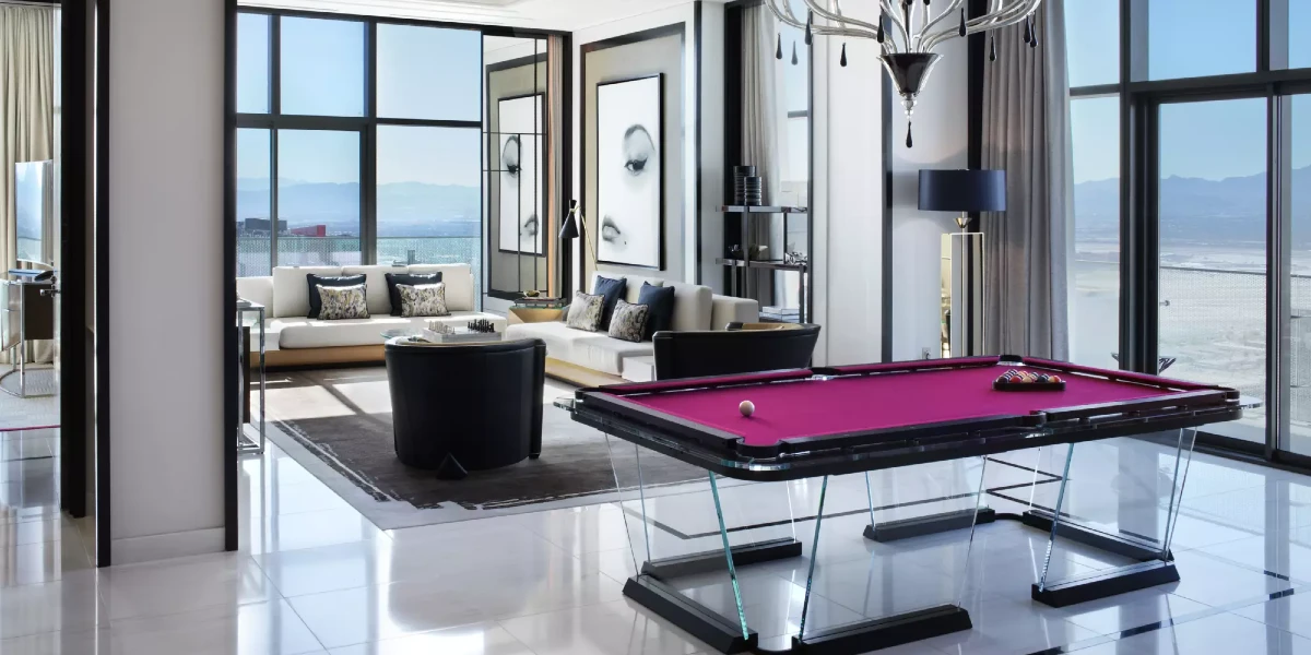 Boulevard Penthouse Living Area at The Cosmopolitan of Las Vegas.