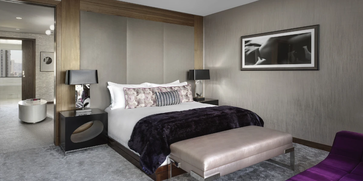 Bungalow Bedroom at The Cosmopolitan of Las Vegas.