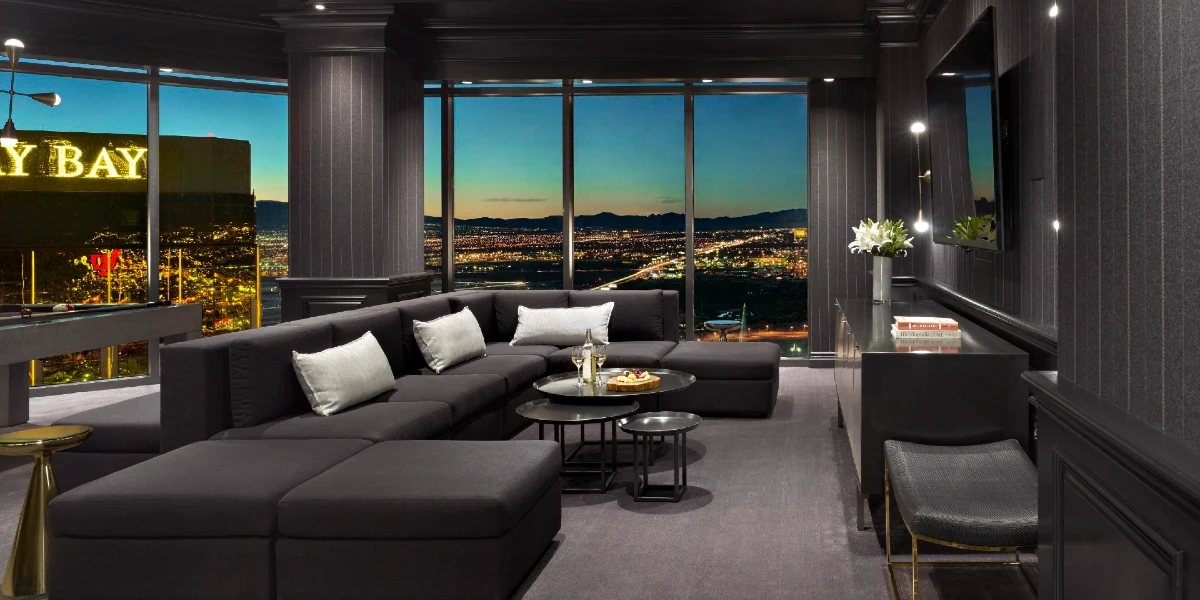 W Loft Living Area at W Las Vegas.