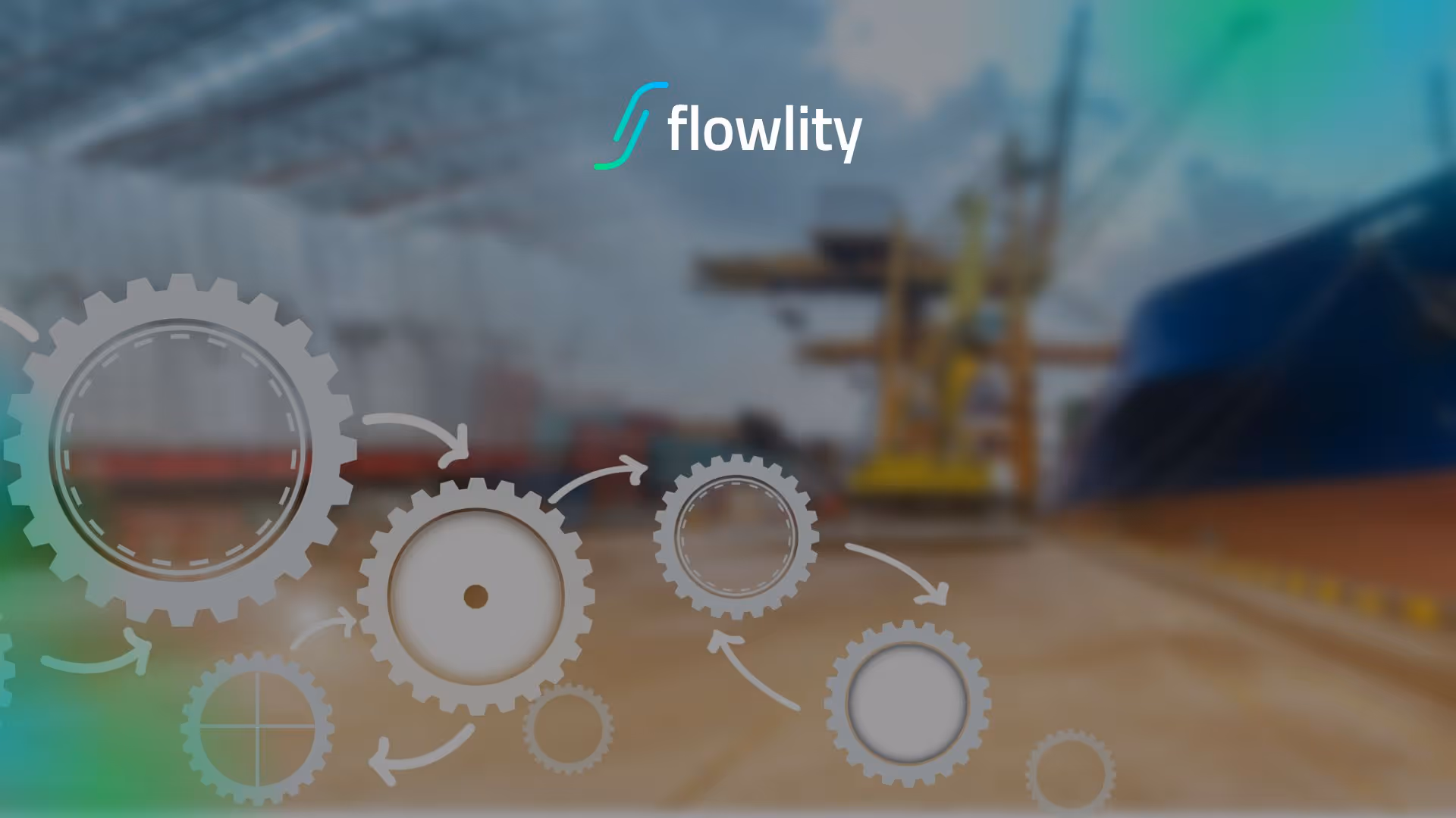 Industrial port and warehouse workflow illustrating the Sales and Operations Planning process driven by AI
