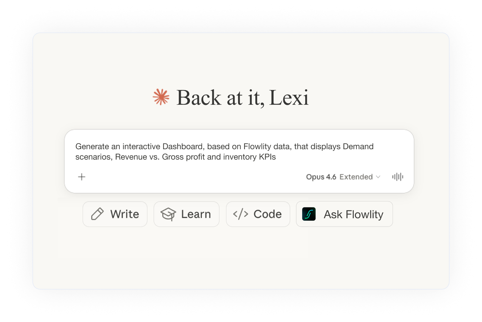 Flowlity vs Lokad : prévision probabiliste de la demande avec intervalle de confiance affiché dans une interface planificateur, alternative au langage Envision de Lokad.
