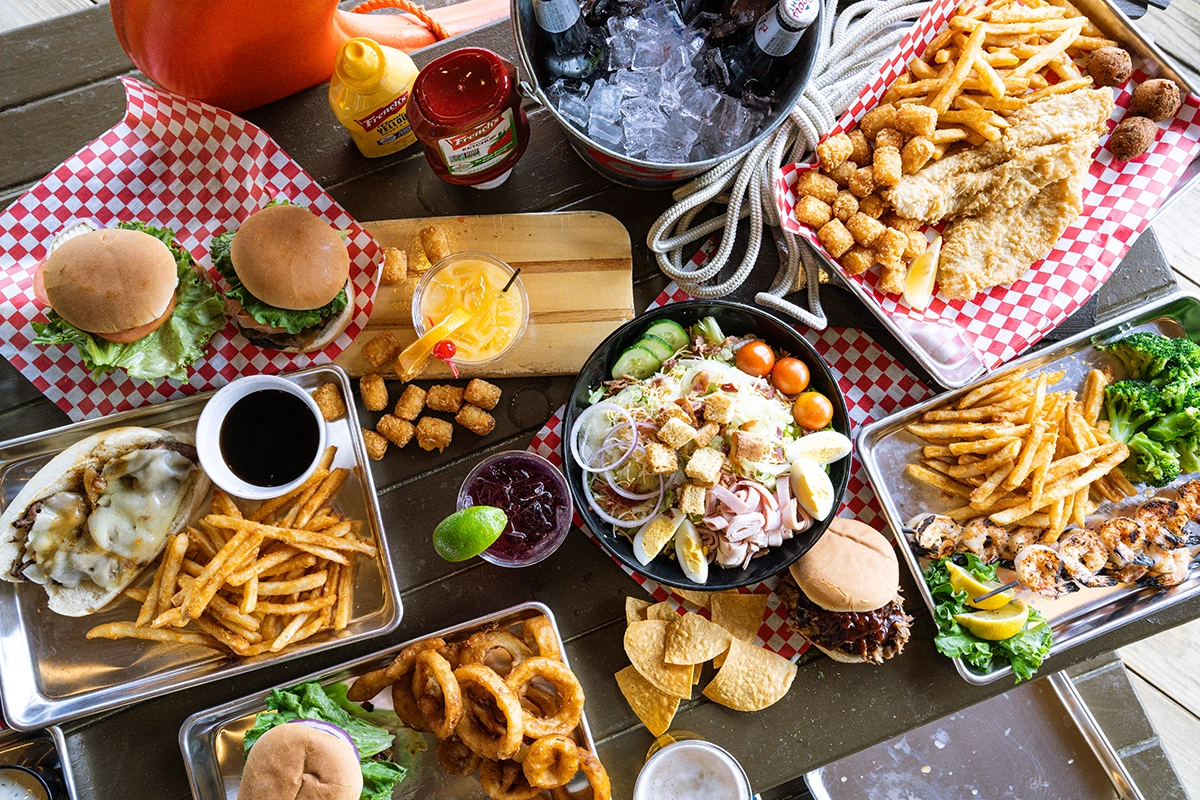 Food Options at The Mudpuppy