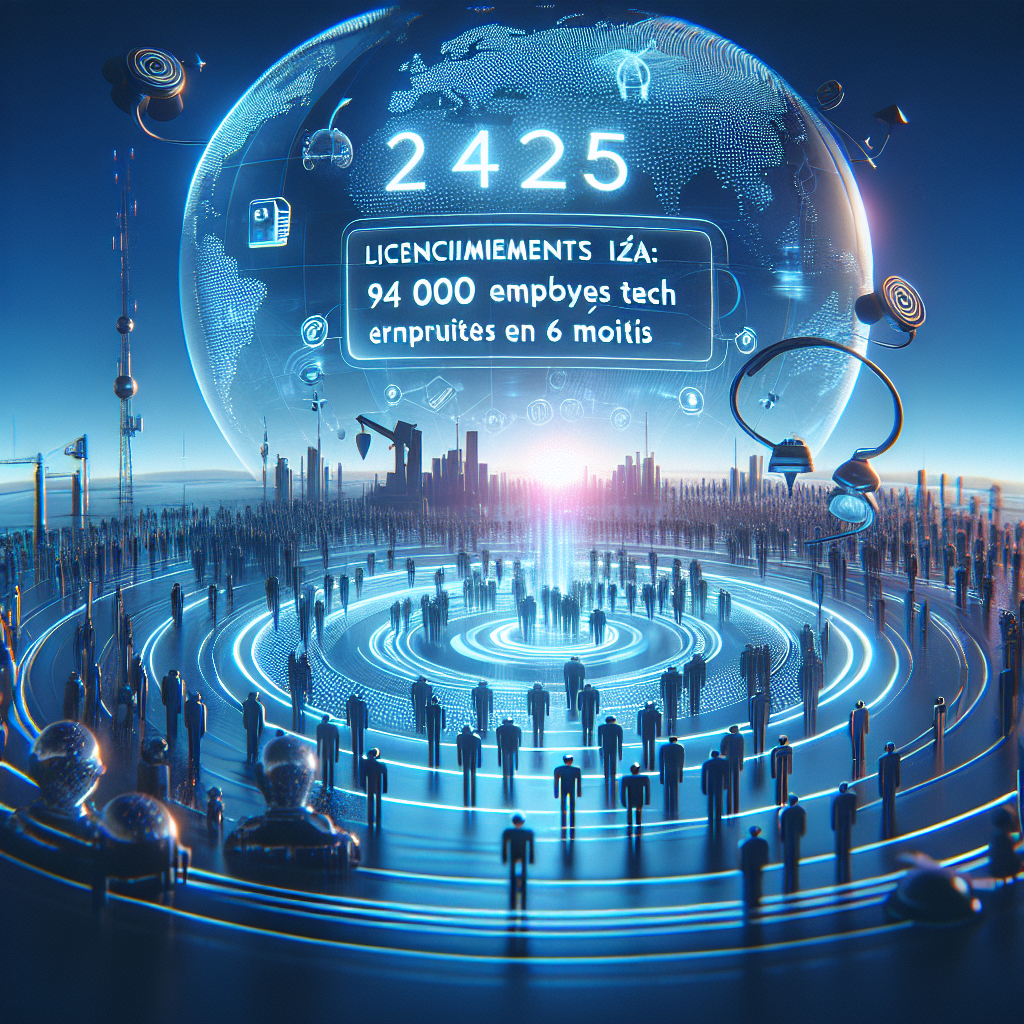 Licenciements IA 2025 : 94 000 emplois tech supprimés en 6 mois
