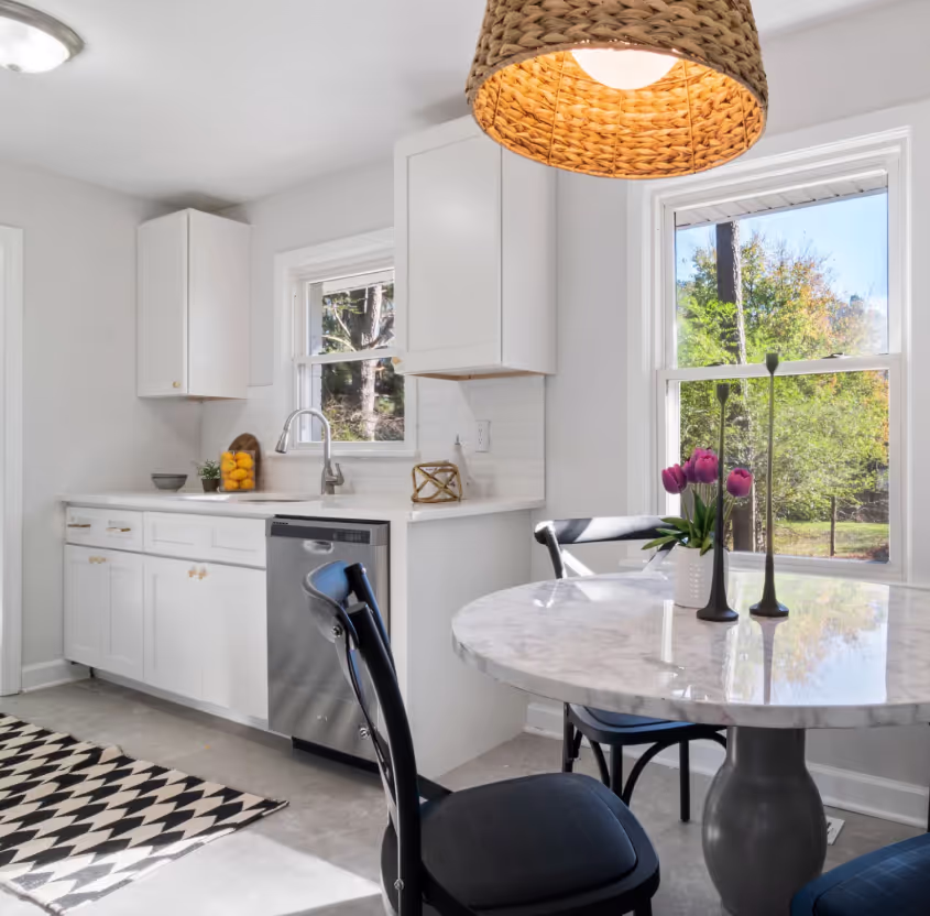 kitchen in a small house