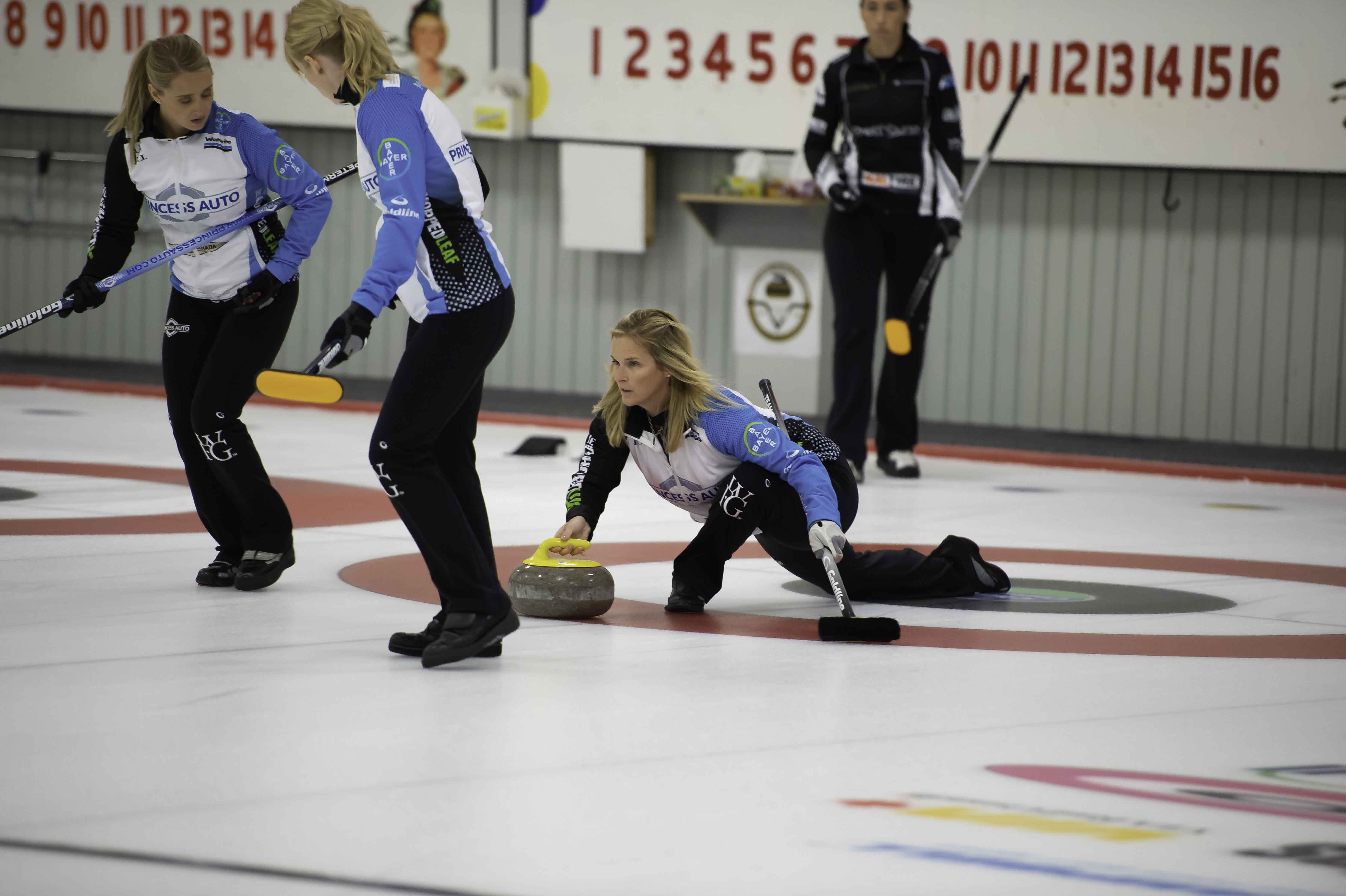 Curling competition at the Cornwall Curling Club