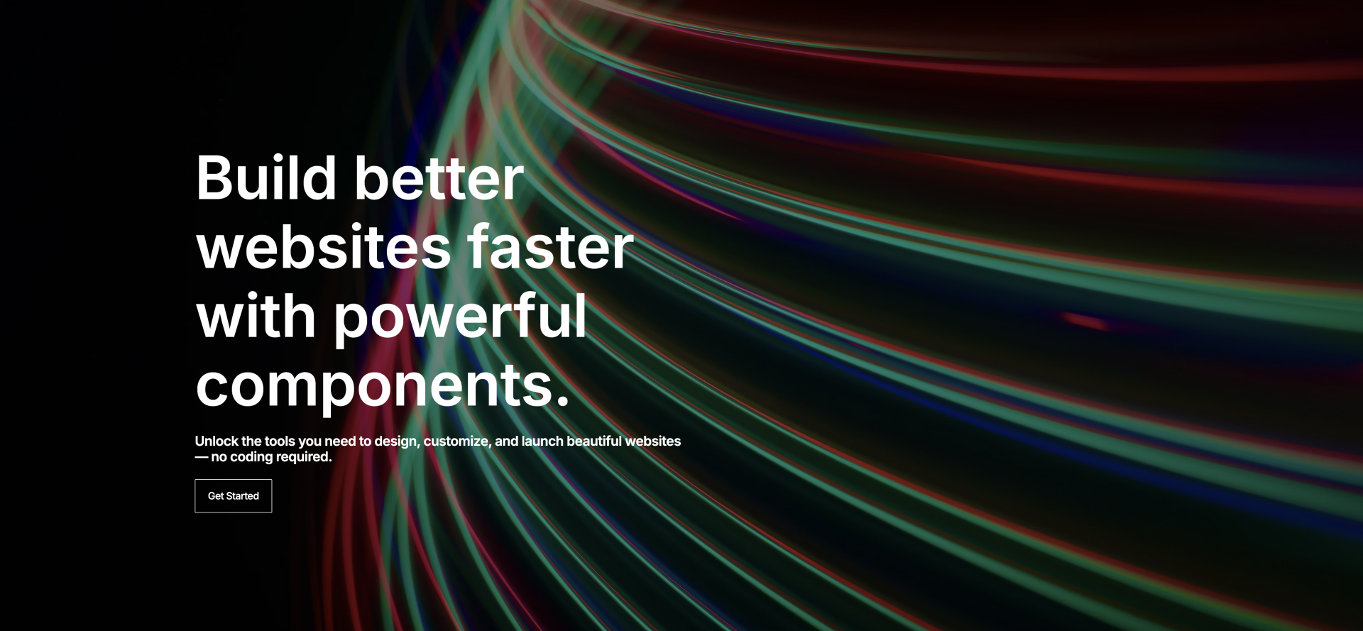 Hero Webflow component with testimonial and call to action