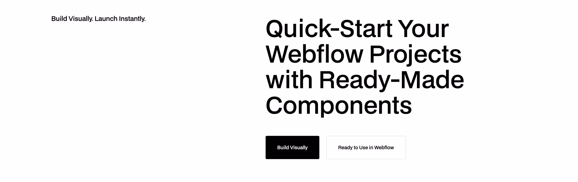 Sticky section title Webflow component