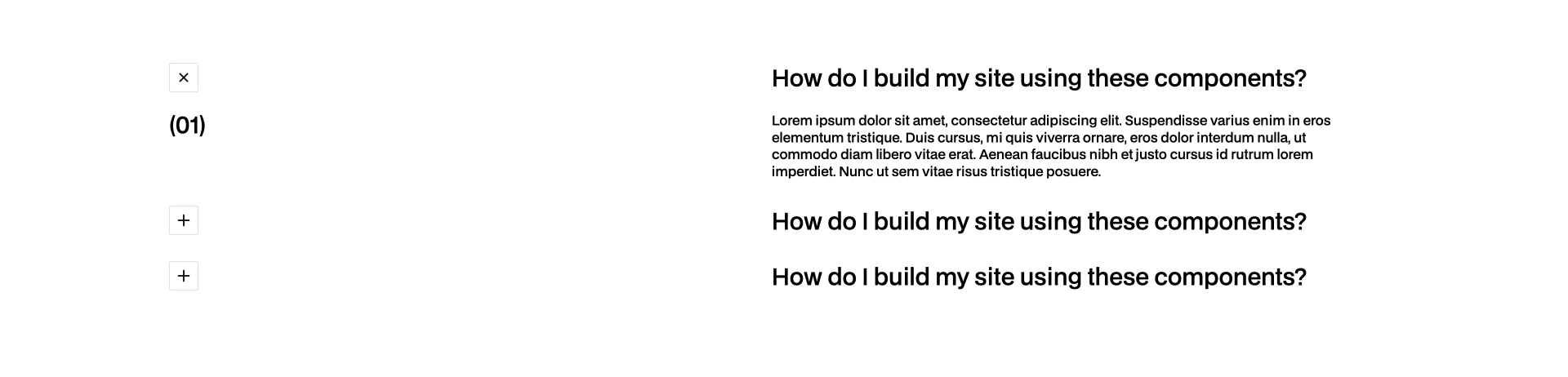 Accordion Webflow Component