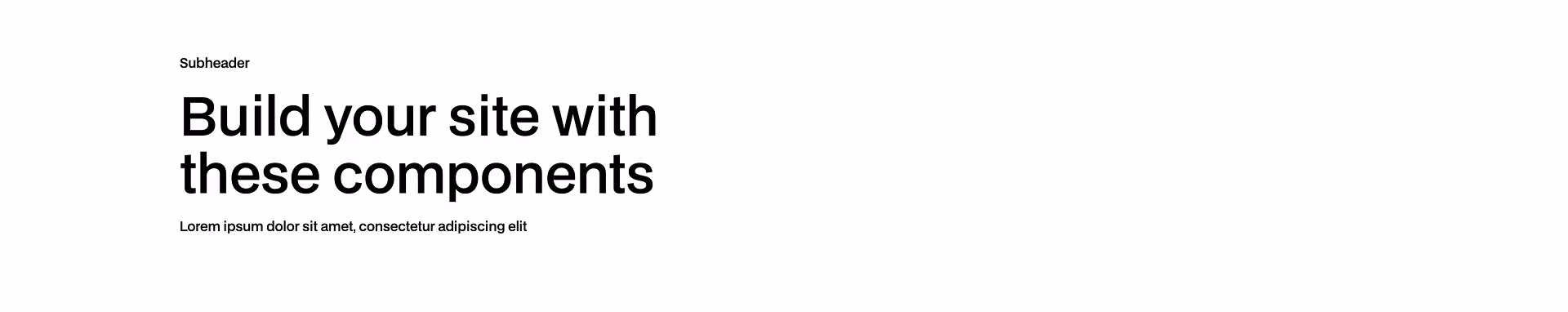 Header Webflow component with bold headline “What Our Clients Say About Us”, supporting text, customer avatar icons