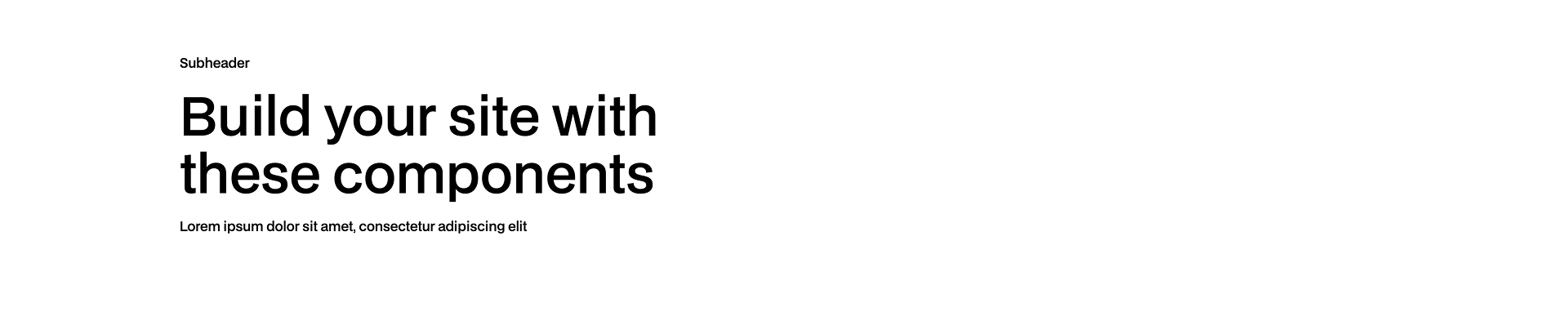 Header Webflow component with bold headline “What Our Clients Say About Us”, supporting text, customer avatar icons