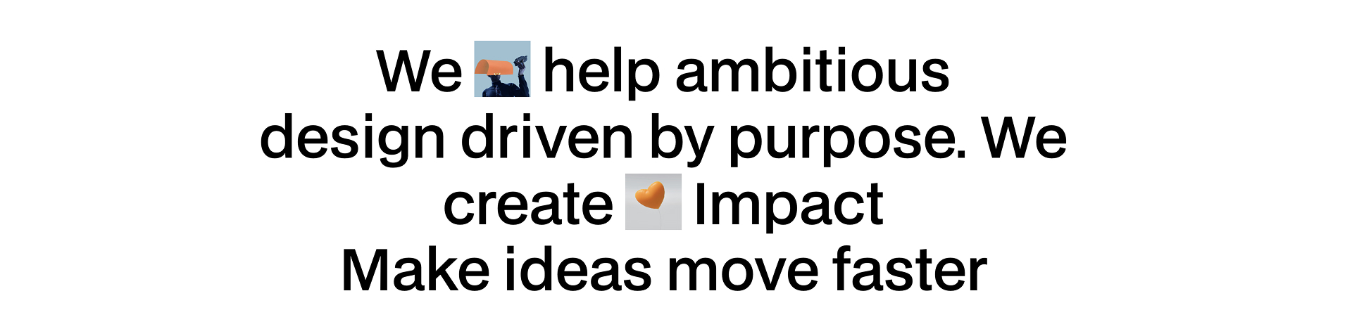 Animated testimonial slider with client quote and icons.