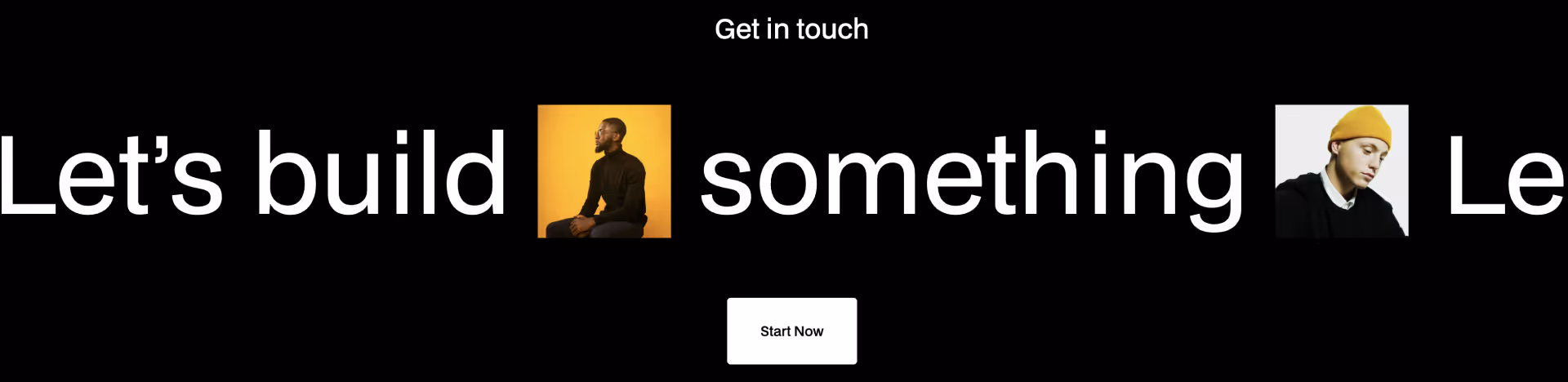 Animated testimonial slider with client reviews about free Webflow components — praising design quality, team communication, and impact on growth