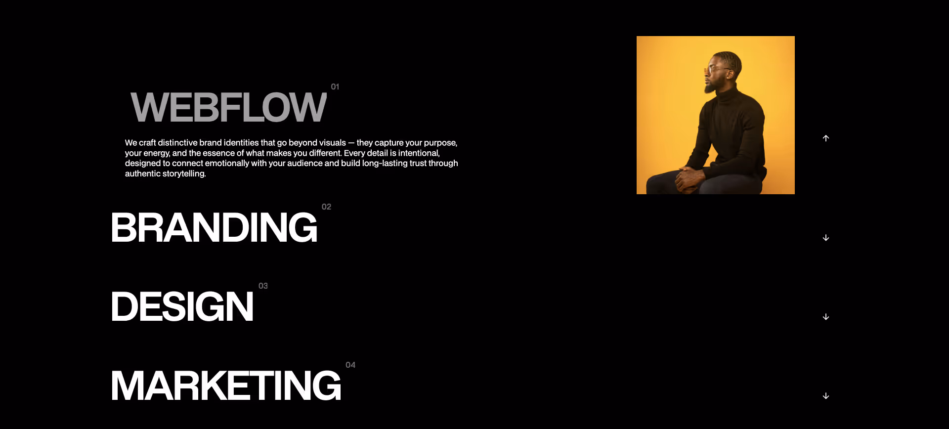 FAQ Webflow component with toggles and clean layout