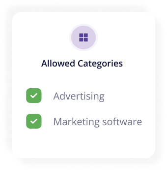 allowed expense categories in alaan
