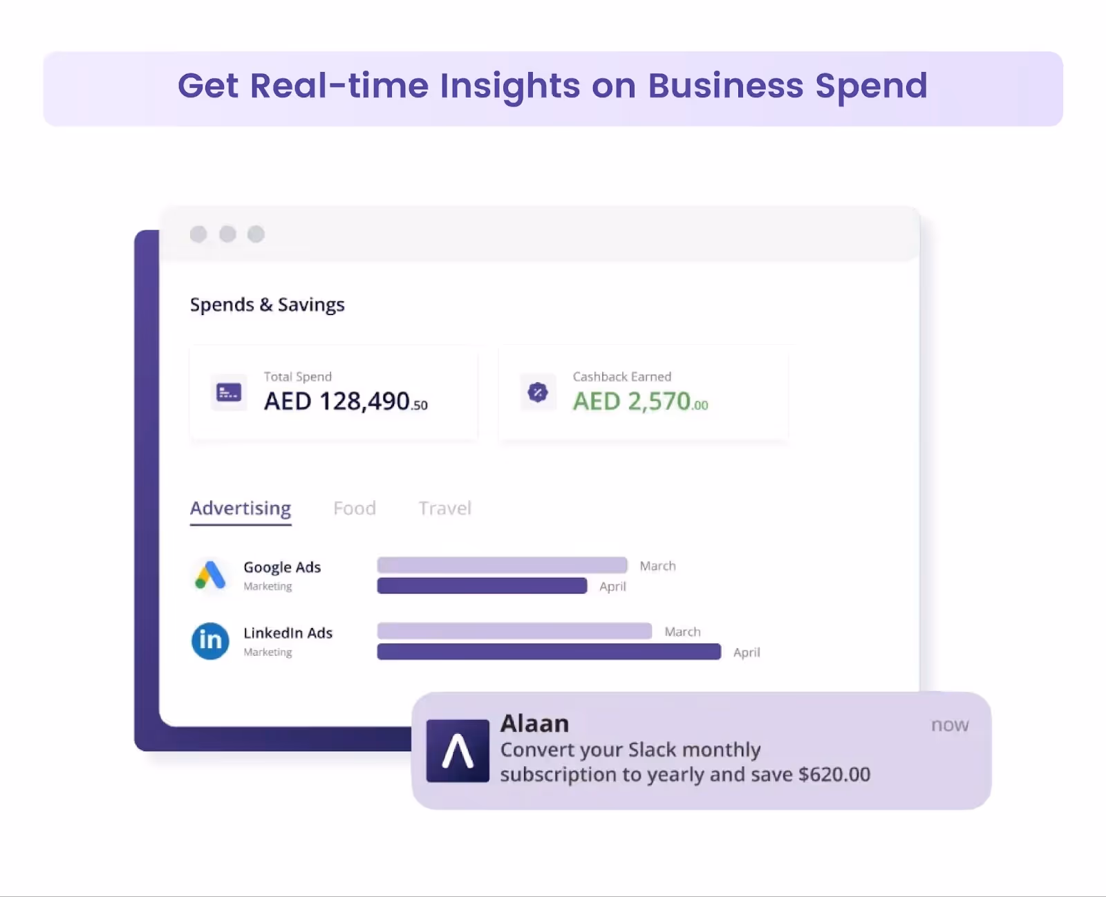 Alaan expense management platform