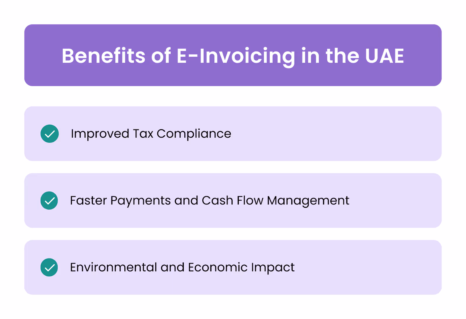 Benefits of E-Invoicing in the UAE