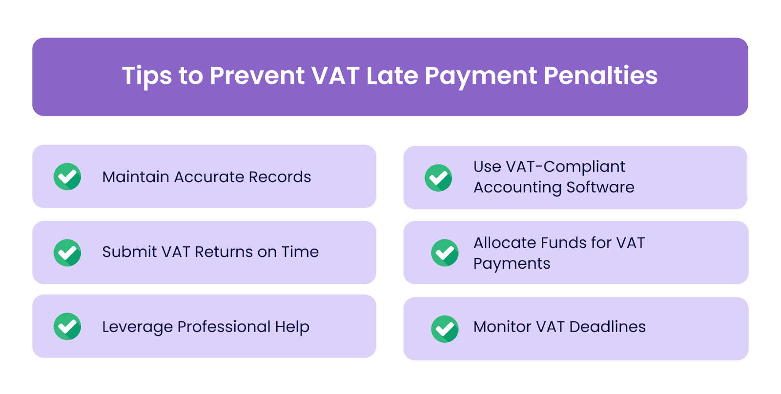How to Avoid VAT Late Payment Penalties
