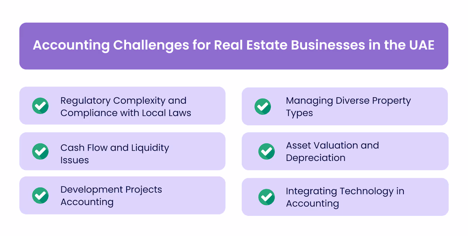 Real Estate Accounting Challenges in the UAE