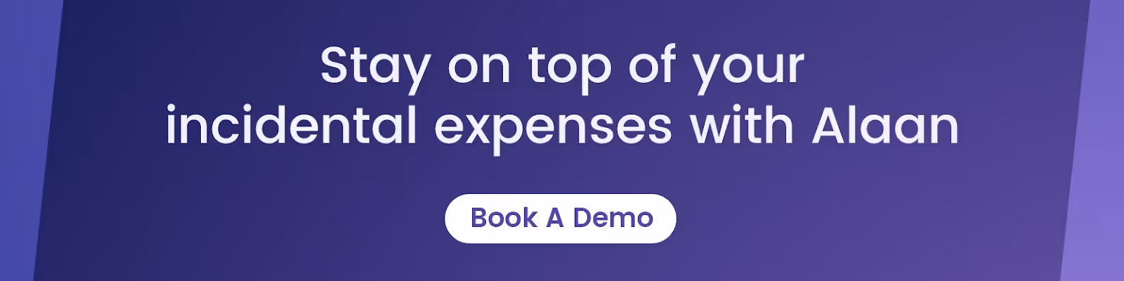 Stay on top of your incidental expenses with Alaan
