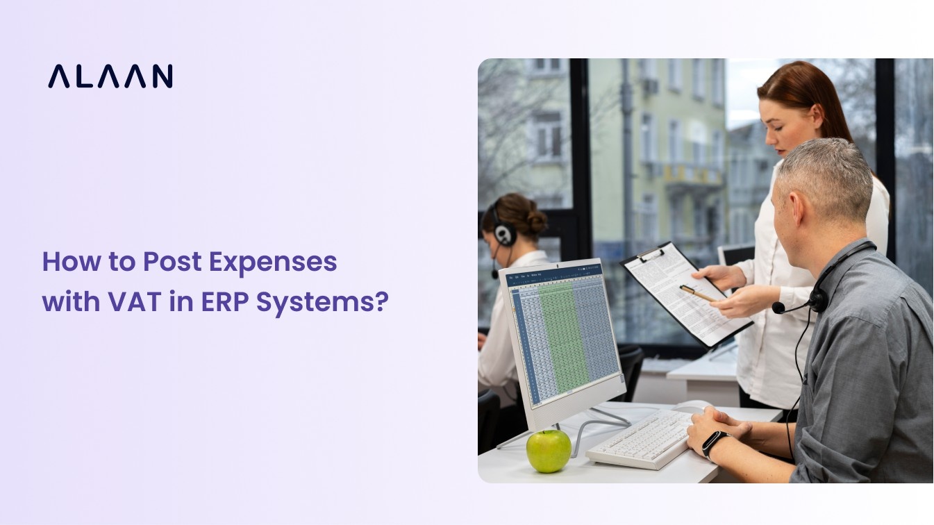 How to post expenses with VAT in ERP