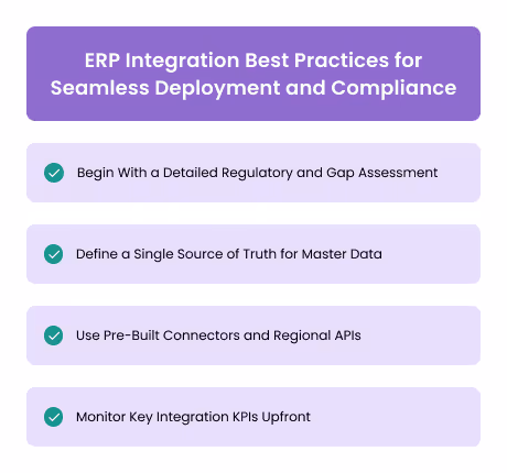 ERP Integration Best Practices for Seamless Deployment and Compliance